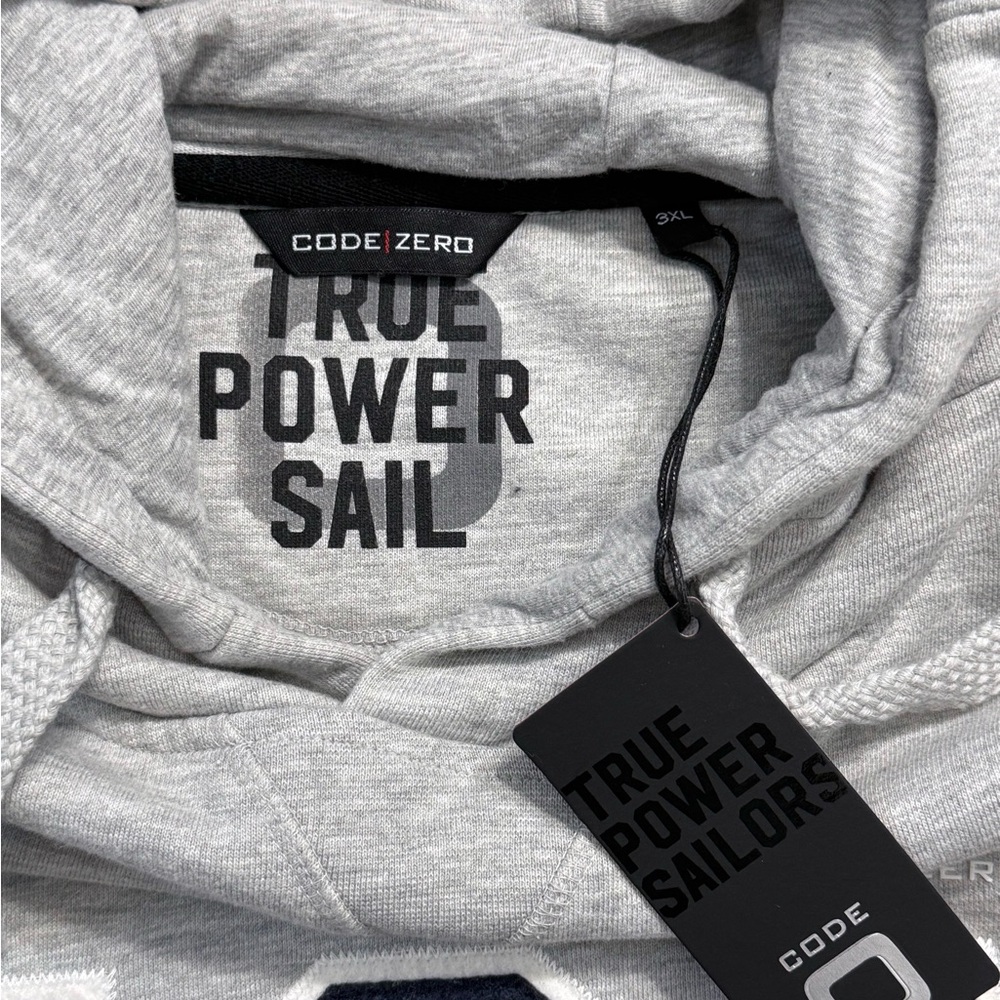 Code Zero Sailor’s USA Newport RI Gray Hoodie ~ NWT - Picture 8 of 16